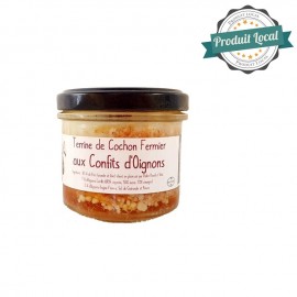 Terrine de cochon Fermier aux Oignons Confits