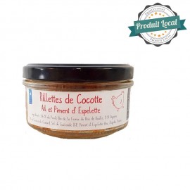 Rillettes de Cocotte ail/piment d'Espelette