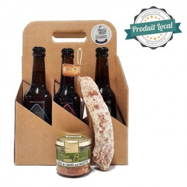 Coffret bières+saucisson+terrine