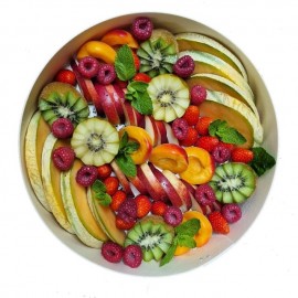 Plateau de fruits coupés