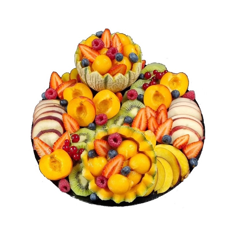 Plateau de fruits coupés