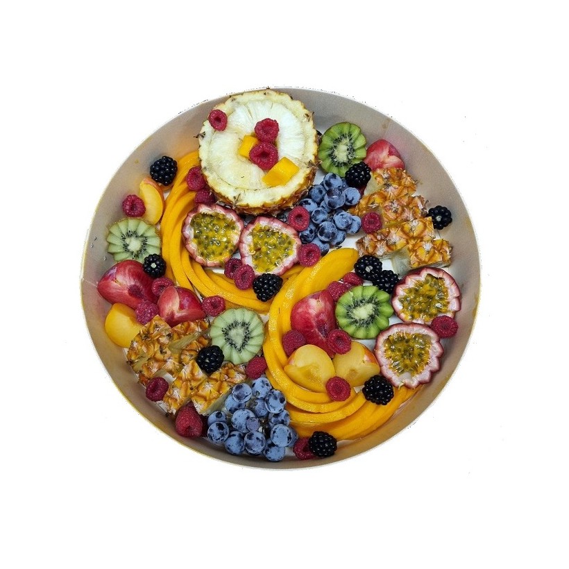 Plateau de fruits coupés 6/8personnes Plateau de fruits coupés 6/8personnes