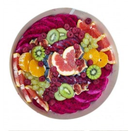 Plateau fruits coupés octobre rose